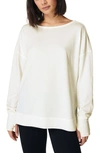 Sweaty Betty After Class Split Sweatshirt In Lily White