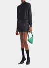 Prada Superfine Wool Turtleneck Sweater In F0002 Nero