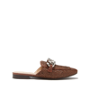 Casadei Hanoi - Woman Flats And Loafers Rum 37.5 In Brown