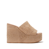 Casadei Twiga 120mm Wedge Mules In Dafne