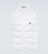 Moncler Sleeveless Light Beige Jacket In 0