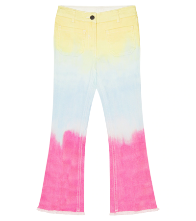 Stella Mccartney Kids' Jeans With Tie-dye Effect Multicolor In Multicolour