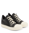 RICK OWENSRICK OWENS STdressing gown LEATHER LOW-TOP trainers