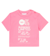 BURBERRY BABY HORSEFERRY COTTON T-SHIRT
