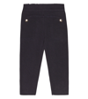 Chloé Baby Cotton-blend Pants In Blue
