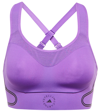 Adidas By Stella Mccartney Training Medium Support Bra In Active Purple