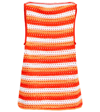 Victoria Beckham Multicolor Stripe Tank Top In Striped