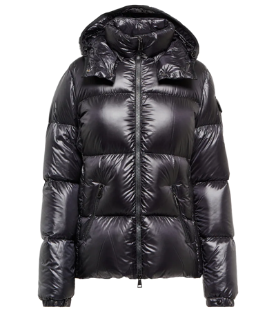 Moncler Fourmine Hooded Quilted Shell Down Jacket In Black
