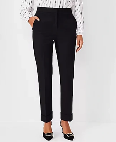 Ann Taylor The High Waist Ankle Pant In Black