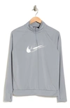Nike Dri-fit Swoosh Run Midlayer Pullover In 073 Particle Gry/ltsmkgry/rflv