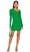 Cotton Citizen Green Capri Minidress In Green