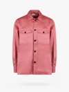 Sacai Oversize Cotton Chino Button-up Shirt In Pink
