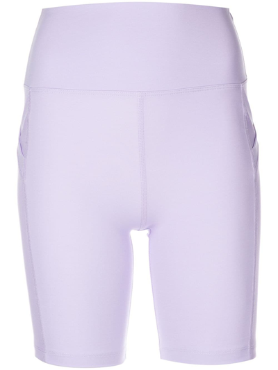 Marchesa High-waisted Cycling-shorts In Violett