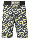 AMIR SLAMA GEOMETRIC-PRINT BERMUDA SHORTS