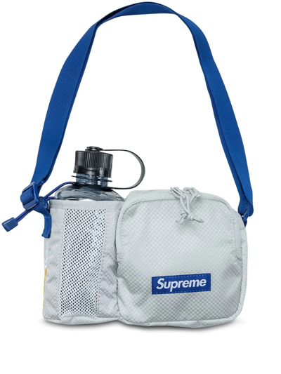 Supreme Box Logo Side Bag In Grau