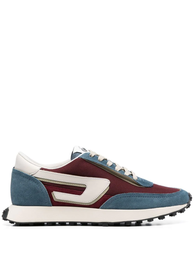Diesel S-racer Panelled Sneakers In Multicolor
