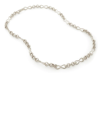 Monica Vinader Sterling Silver Heritage Link Chain Necklace In Silver