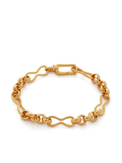 Monica Vinader Heritage Link Bracelet In Gold