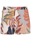 AMIR SLAMA LEAF-PRINT SWIM SHORTS