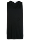 AMIR SLAMA PATCH POCKET TANK TOP