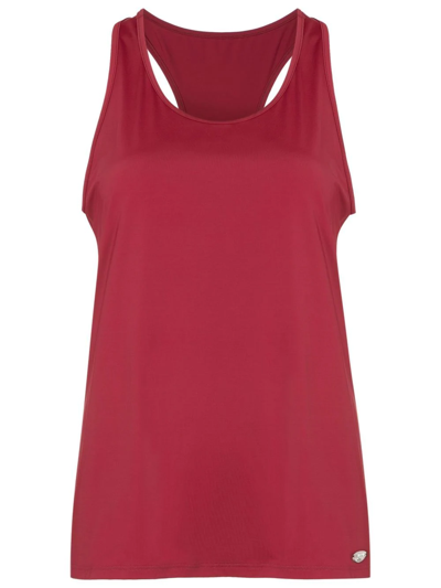 Slama Gym + Manly Performance Tank Top In Red