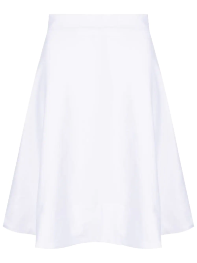 Amir Slama High-waist Midi Skirt In White