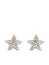 Alessandra Rich Star Earrings In Silber