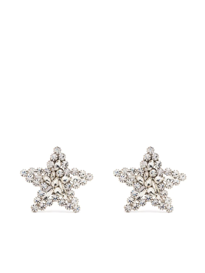 Alessandra Rich Star Earrings In Metallic