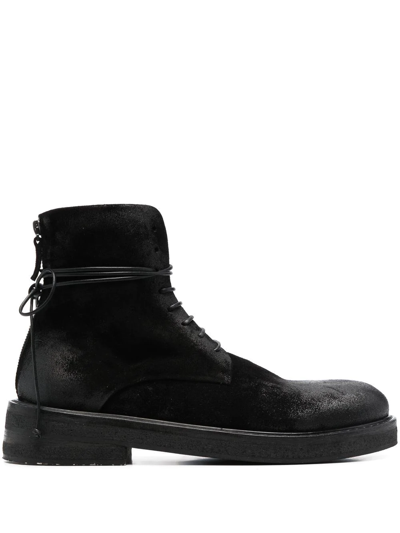 Marsèll Wig Lace-up Ankle Boots In Schwarz
