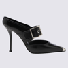 Alexander Mcqueen Metal-toecap 110mm Heel Pumps In Black