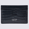 TOM FORD BLUE LEATHER CARDHOLDERS