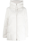 Jil Sander Short Medium Fill Down 01 - Recycled Polyester Plain Weave In White