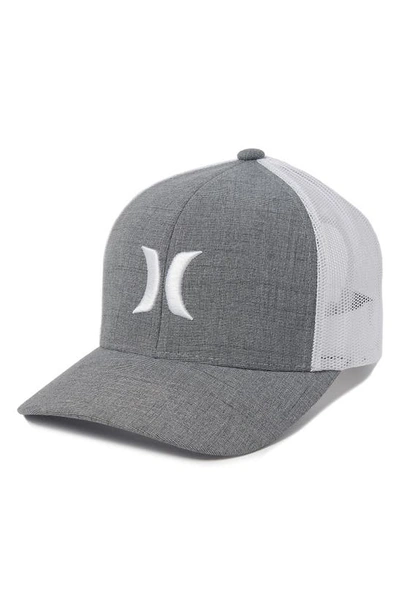 Hurley Del Mar Trucker Baseball Cap In Cool Grey Htr