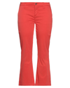 Liu •jo Cropped Pants In Red