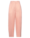 Semicouture Pants In Salmon Pink