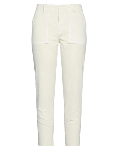 NILI LOTAN NILI LOTAN WOMAN PANTS IVORY SIZE 2 COTTON, POLYESTER, ELASTANE