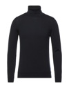 Alpha Studio Turtlenecks In Navy Blue