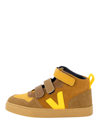 Veja V-10 Mid Suede Sneakers In Marrone