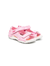 Camper Ous Open Toe Touch-strap Sandals In Pink