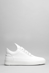 Filling Pieces Sneakers In White Leather In White