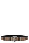 Burberry Archivio Check Reversible Belt In Multicolor