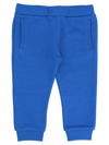 Balmain Logo-print Tracksuit Bottoms In Light Blue