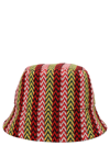 LANVIN JACQUARD CURB BUCKET HAT