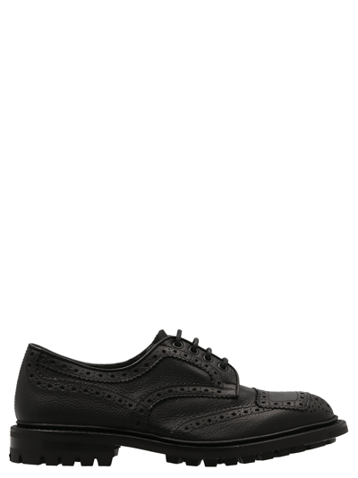 Tricker's 'francis' Lace Up Shoes In Black
