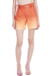 Isabel Marant Kaynetd Tie-dye Effect Shorts In Orange