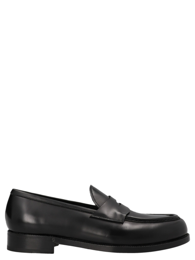 Lidfort Classic Loafers In Black