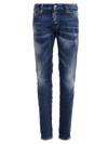 Dsquared2 Straight Leg Jeans In Blue