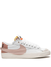 Nike Blazer Low 77 Jumbo "white/pink/oxford" Sneakers In White