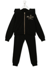 PHILIPP PLEIN JUNIOR LOGO-PRINT TRACKSUIT SET