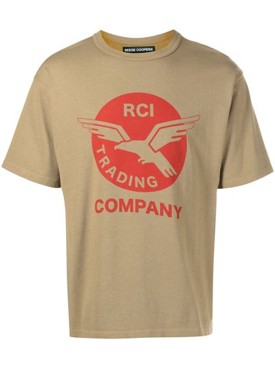 Reese Cooper Short Sleeve T-shirt In Brown